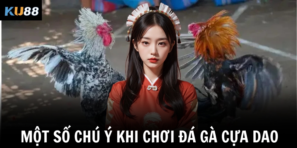 Một số chú ý khi chơi đá gà cựa dao